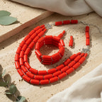 Royal Tribe Necklace, Earrings, & Bracelet Set - 6 colors - Hello Baabs