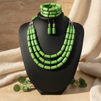 Royal Tribe Necklace, Earrings, & Bracelet Set - 6 colors - Hello Baabs