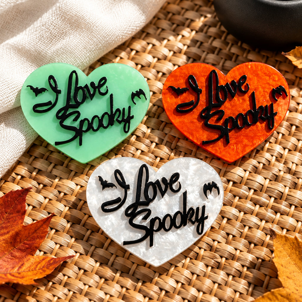 Spooky Sweetheart Brooch - 3 colors