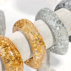 2.56" Diameter: Luxe Glimmer Bangle - 2 variants, 2 colors