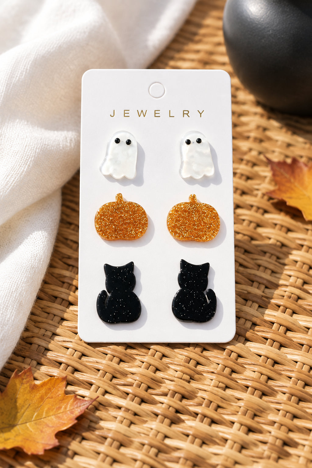 Boo, Pumpkin & Purr Set