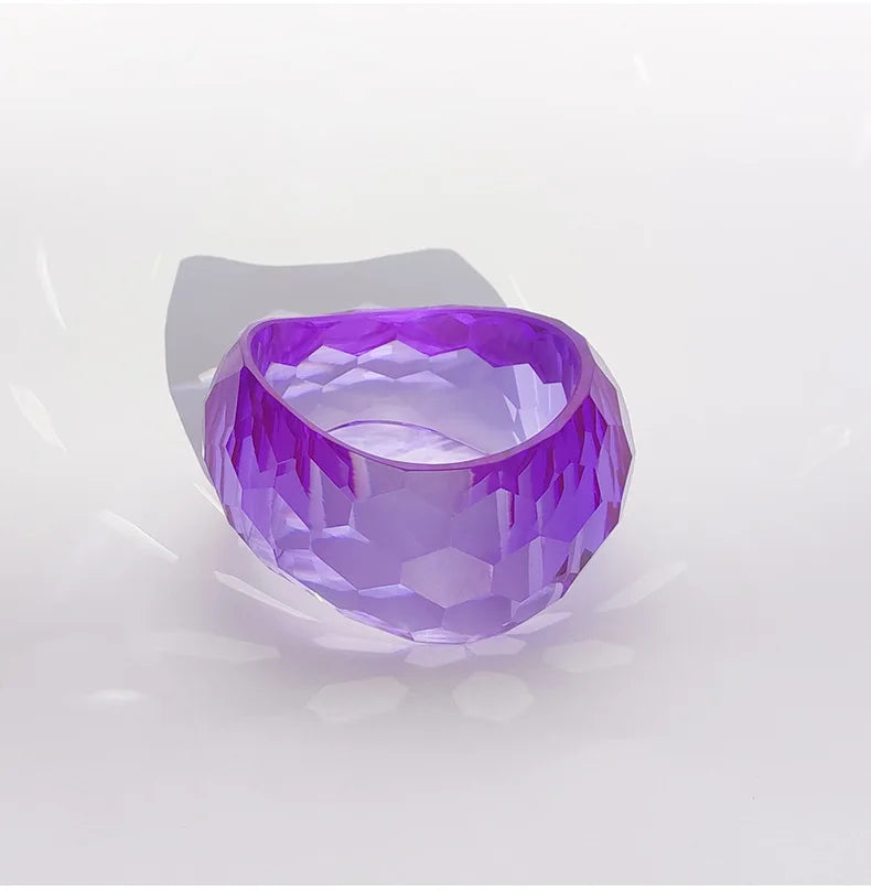 Clear Vibe Bangle (2.56" diameter) - 4 colors