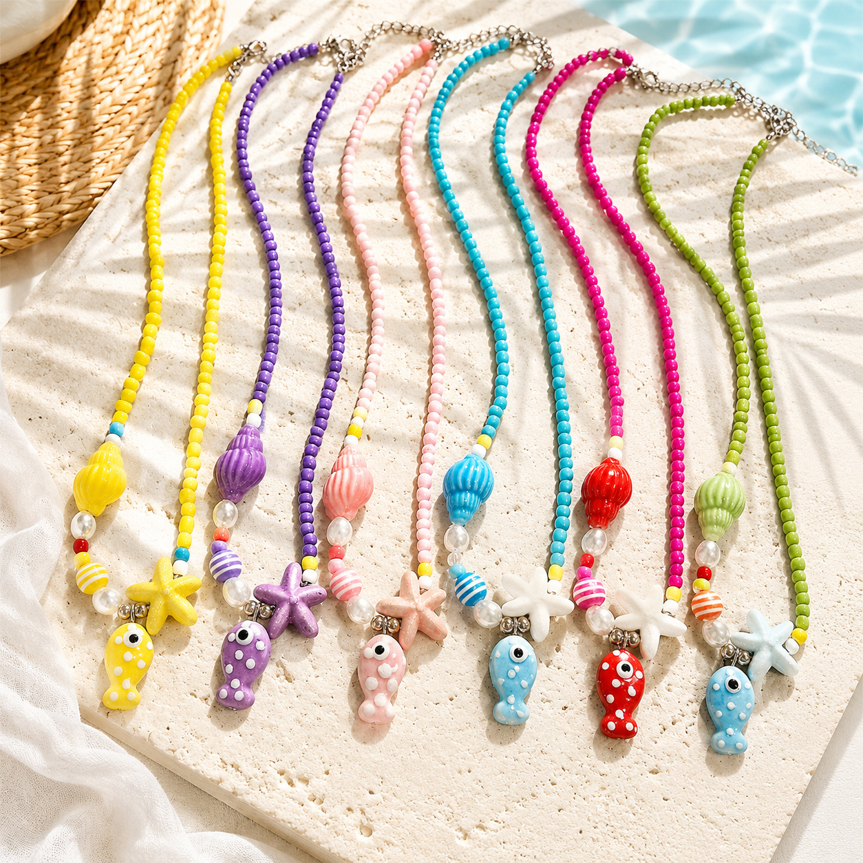 Saltwater Dreams Necklace - 9 colors - Hello Baabs