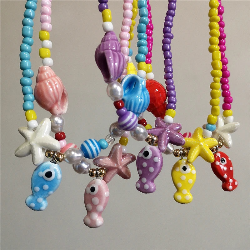 Saltwater Dreams Necklace - 9 colors - Hello Baabs LLC 