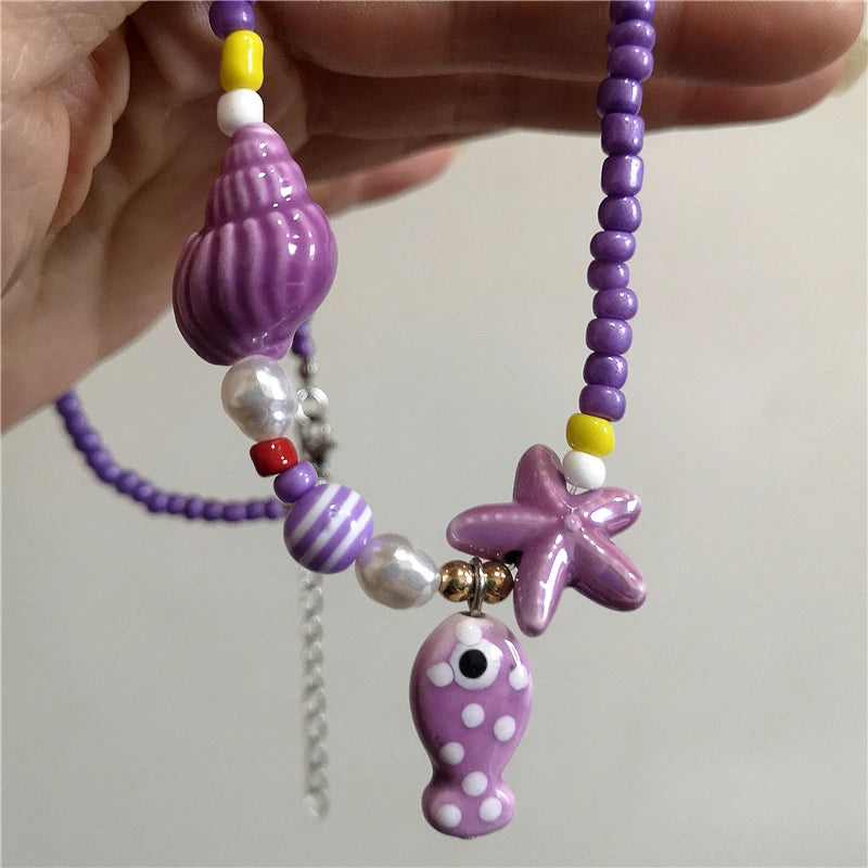 Saltwater Dreams Necklace - 9 colors - Hello Baabs LLC 