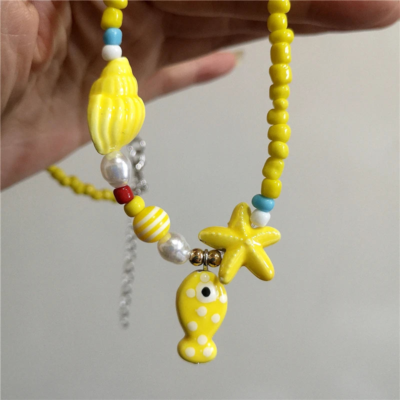 Saltwater Dreams Necklace - 9 colors - Hello Baabs LLC 