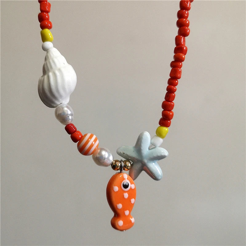 Saltwater Dreams Necklace - 9 colors - Hello Baabs LLC 