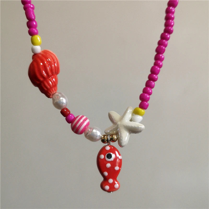 Saltwater Dreams Necklace - 9 colors - Hello Baabs LLC 