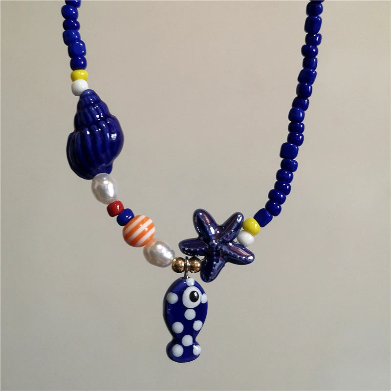 Saltwater Dreams Necklace - 9 colors - Hello Baabs LLC 