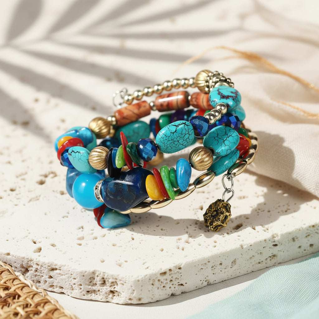 Saltwater Garden Shell Stack - 7 colors - Hello Baabs