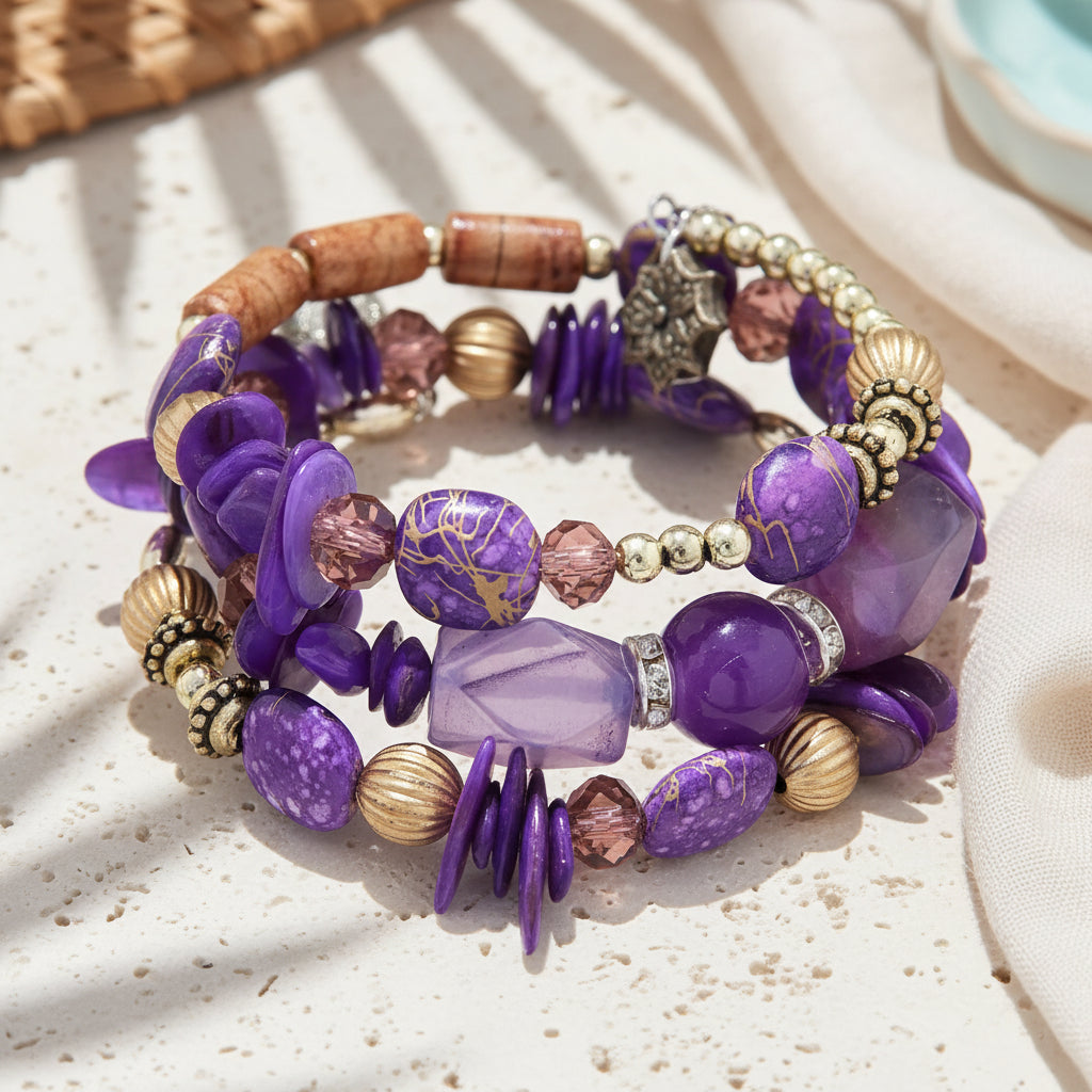 Saltwater Garden Shell Stack - 7 colors - Hello Baabs