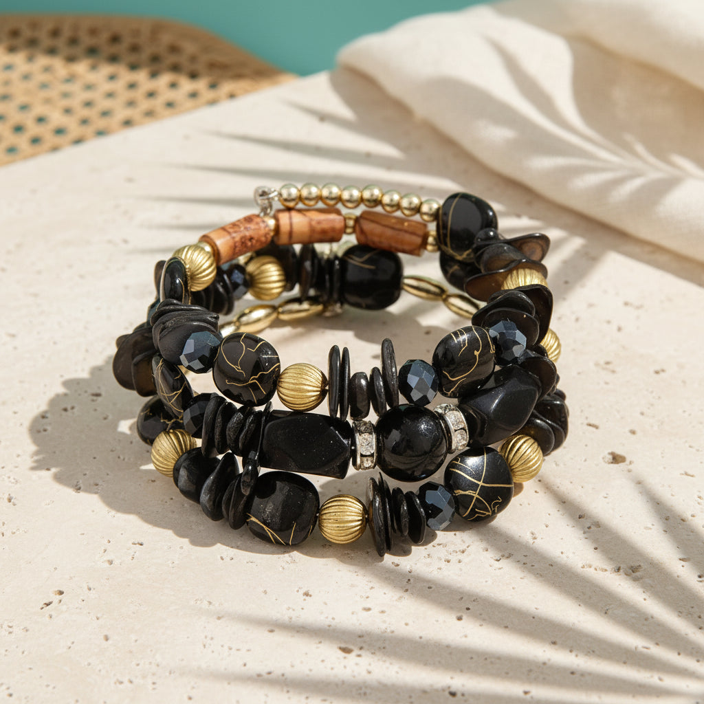 Saltwater Garden Shell Stack - 7 colors - Hello Baabs