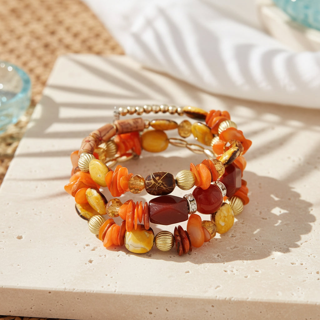 Saltwater Garden Shell Stack - 7 colors - Hello Baabs