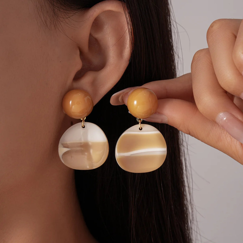 Sandstone Shift Earrings - 2 variants - Hello Baabs LLC 