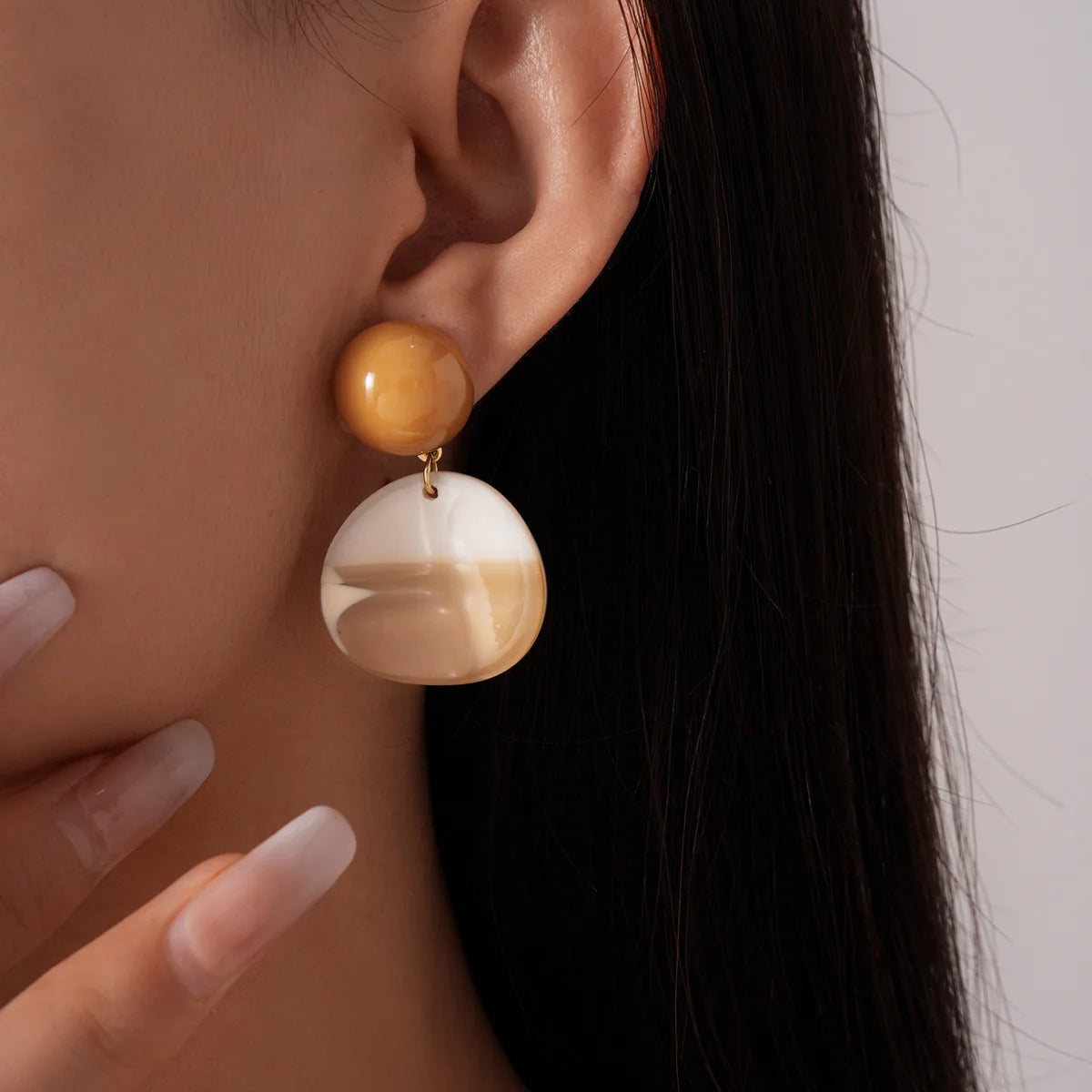 Sandstone Shift Earrings - 2 variants - Hello Baabs LLC 