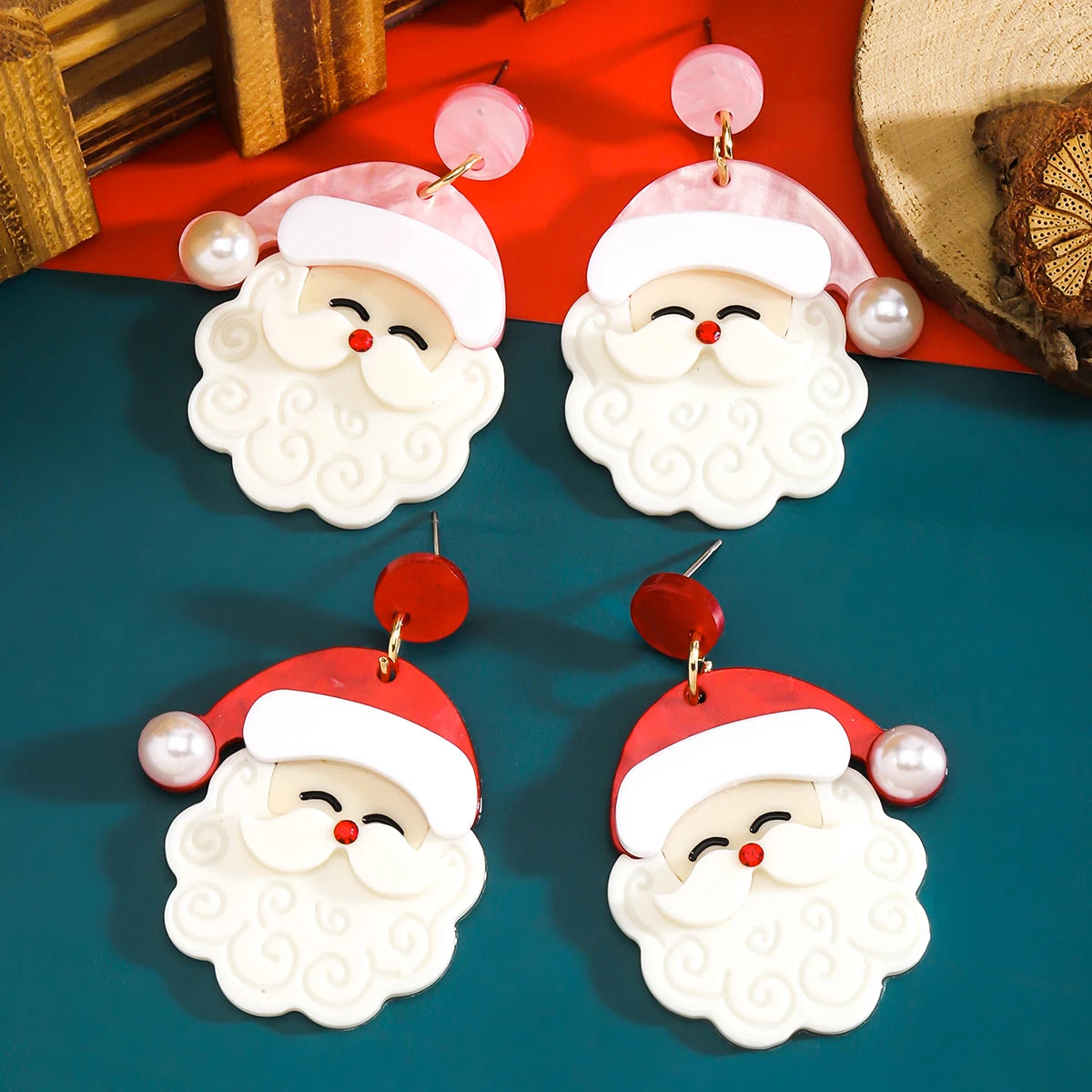 Santa Magic Earrings - 2 colors - hello baabs 