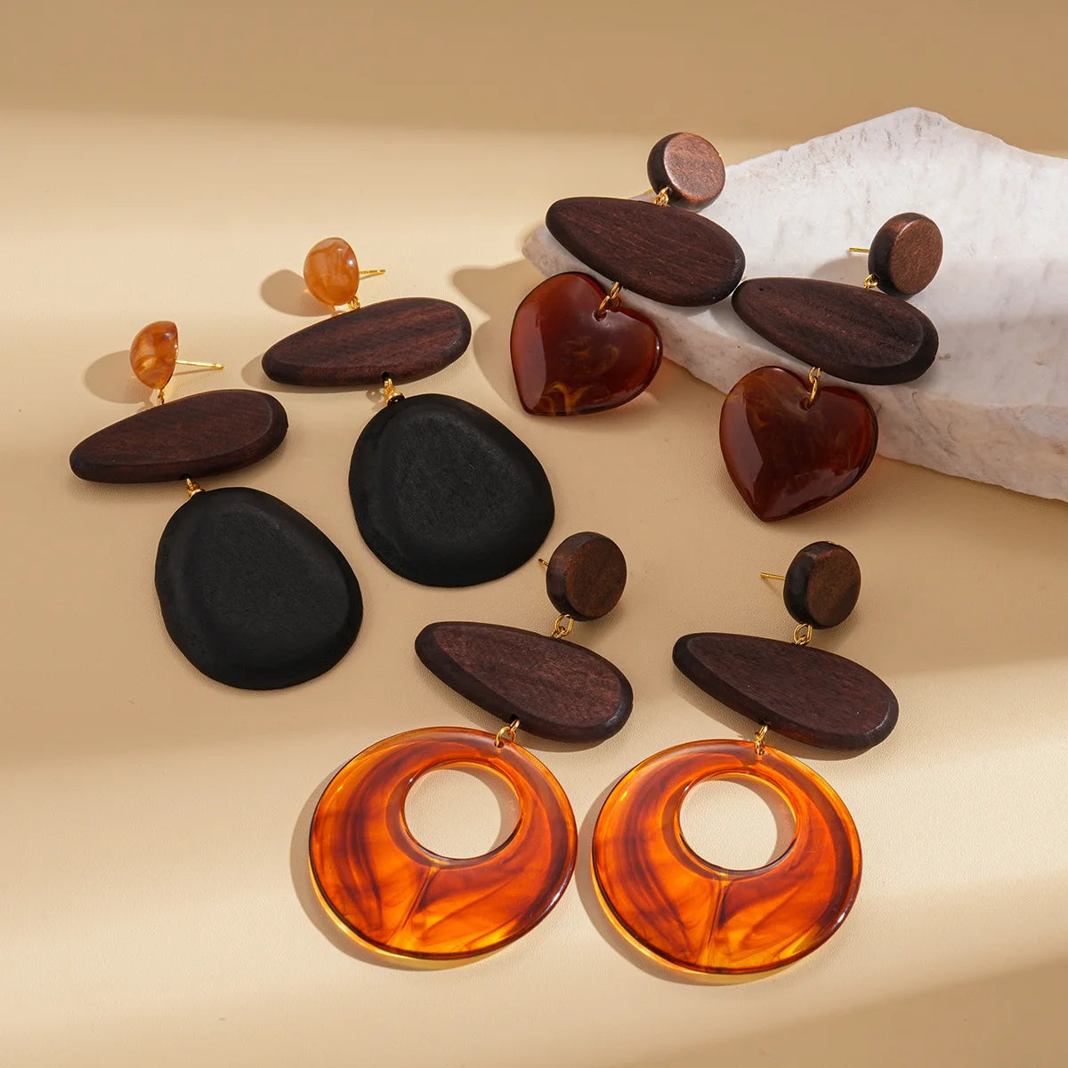 Savanna Love Earrings - 3 colors - hello baabs 