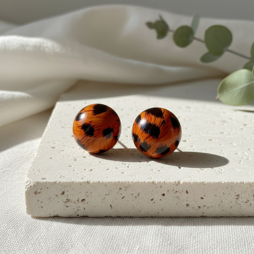 Savanna Spin Studs - 6 colors - Hello Baabs