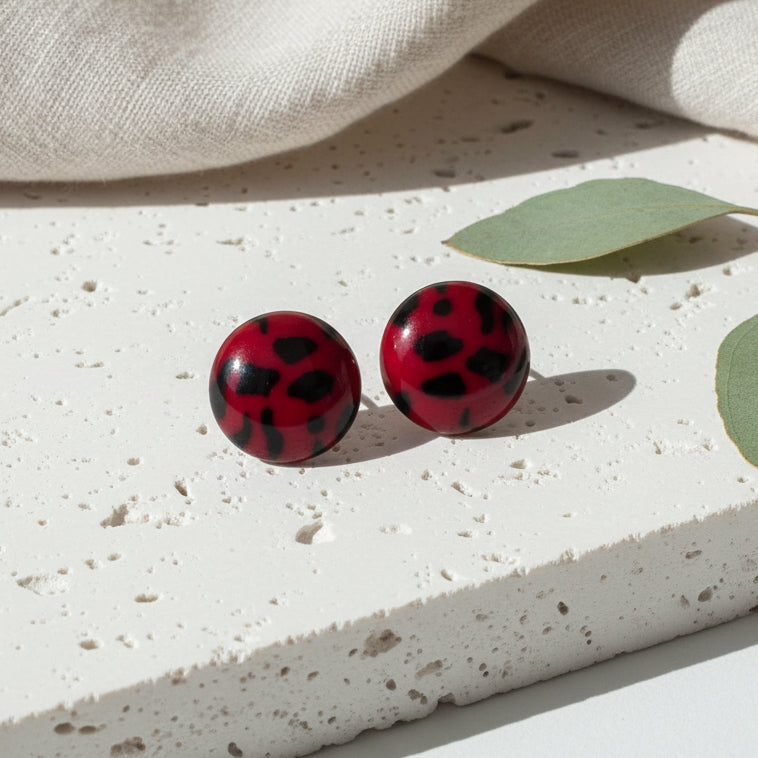 Savanna Spin Studs - 6 colors - Hello Baabs