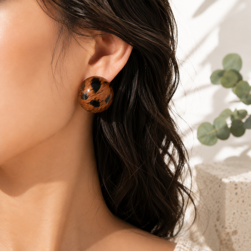 Savanna Spin Studs - 6 colors - Hello Baabs