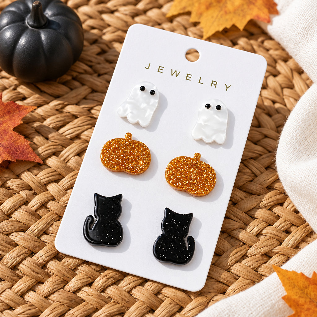Boo, Pumpkin & Purr Set