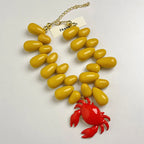 Scarlet Crab Wave Choker - 4 colors - hello baabs 