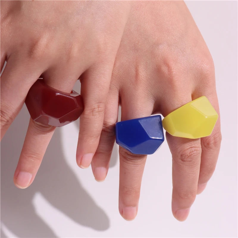 Sculpted Glow Ring (size 7) - 3 colors - Hello Baabs LLC 