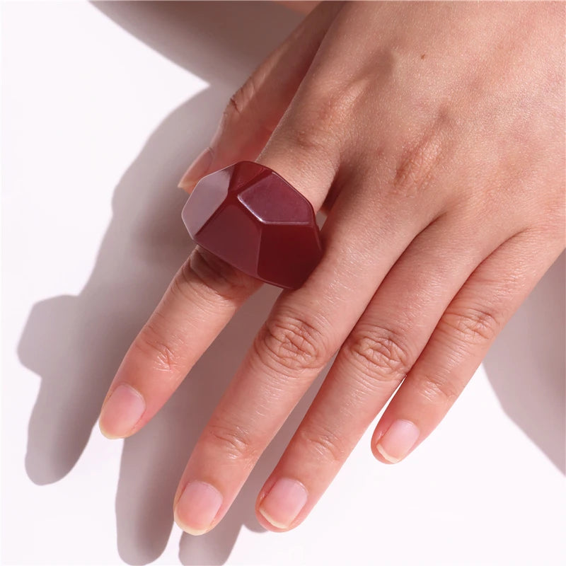 Sculpted Glow Ring (size 7) - 3 colors - Hello Baabs LLC 