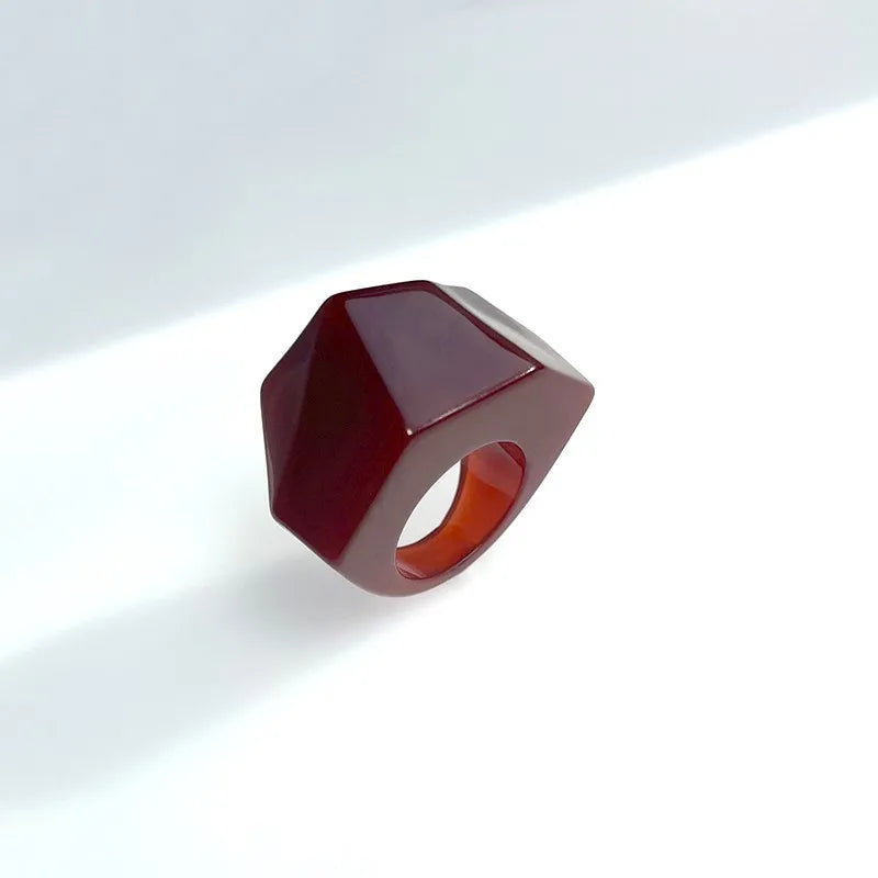 Sculpted Glow Ring (size 7) - 3 colors - Hello Baabs LLC 