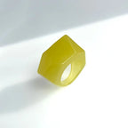 Sculpted Glow Ring (size 7) - 3 colors - Hello Baabs LLC 