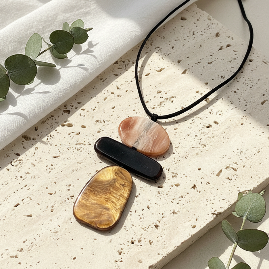 Sculpted Journey Necklace - 2 variants - Hello Baabs