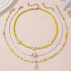 Sea Story Layers 3pc Necklace Set - Hello Baabs LLC 