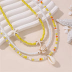 Sea Story Layers 3pc Necklace Set - Hello Baabs LLC 