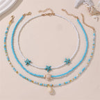 Sea Story Layers 3pc Necklace Set - Hello Baabs LLC 