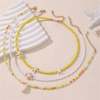 Sea Story Layers 3pc Necklace Set - Hello Baabs LLC 