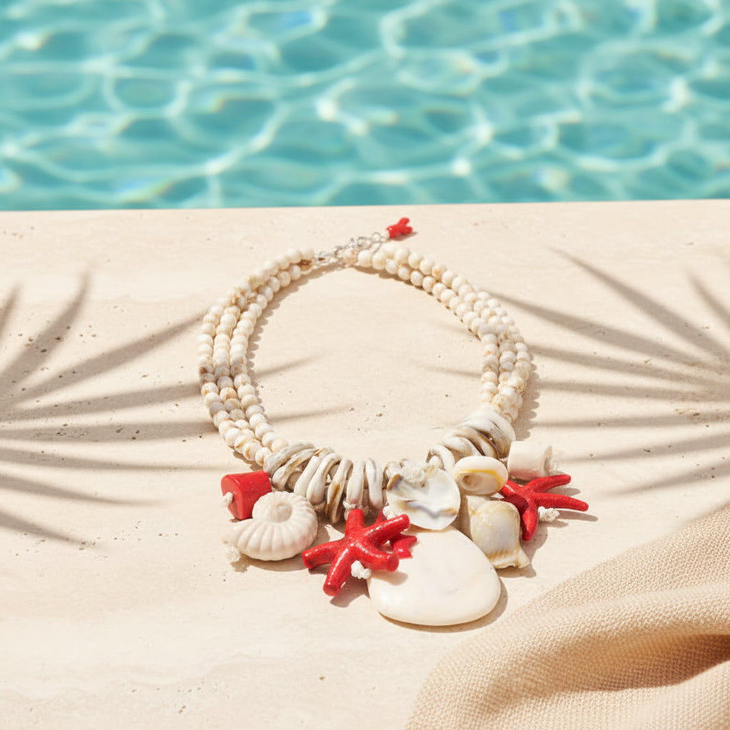 Seabreeze Siren Charm Necklace - Hello Baabs