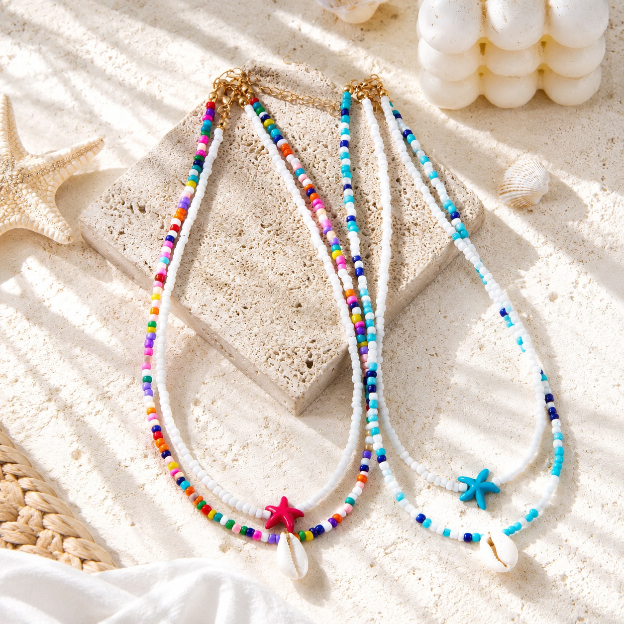 Seashell Symphony 2pc Set - 2 colors - Hello Baabs