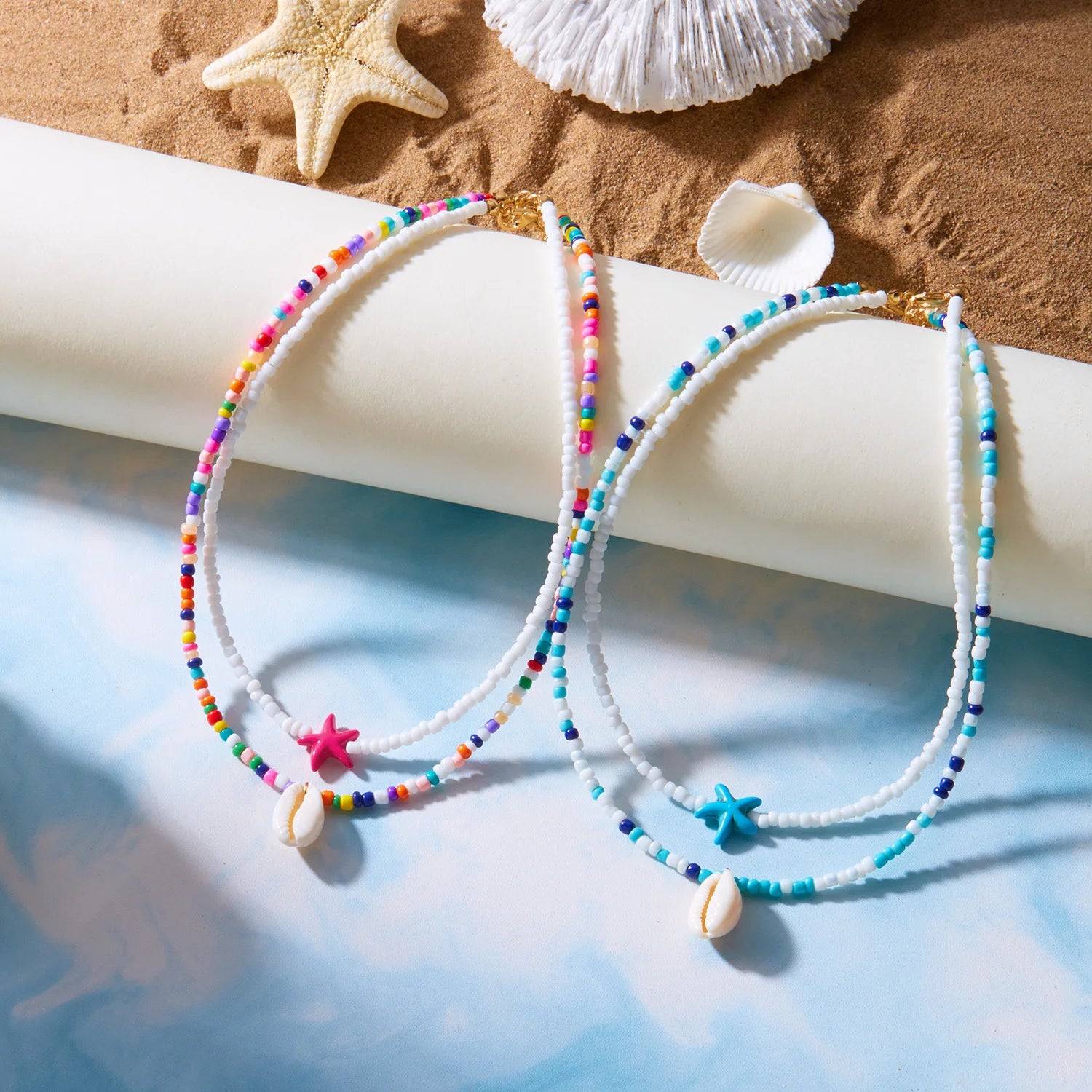 Seashell Symphony 2pc Set - 2 colors - Hello Baabs LLC 