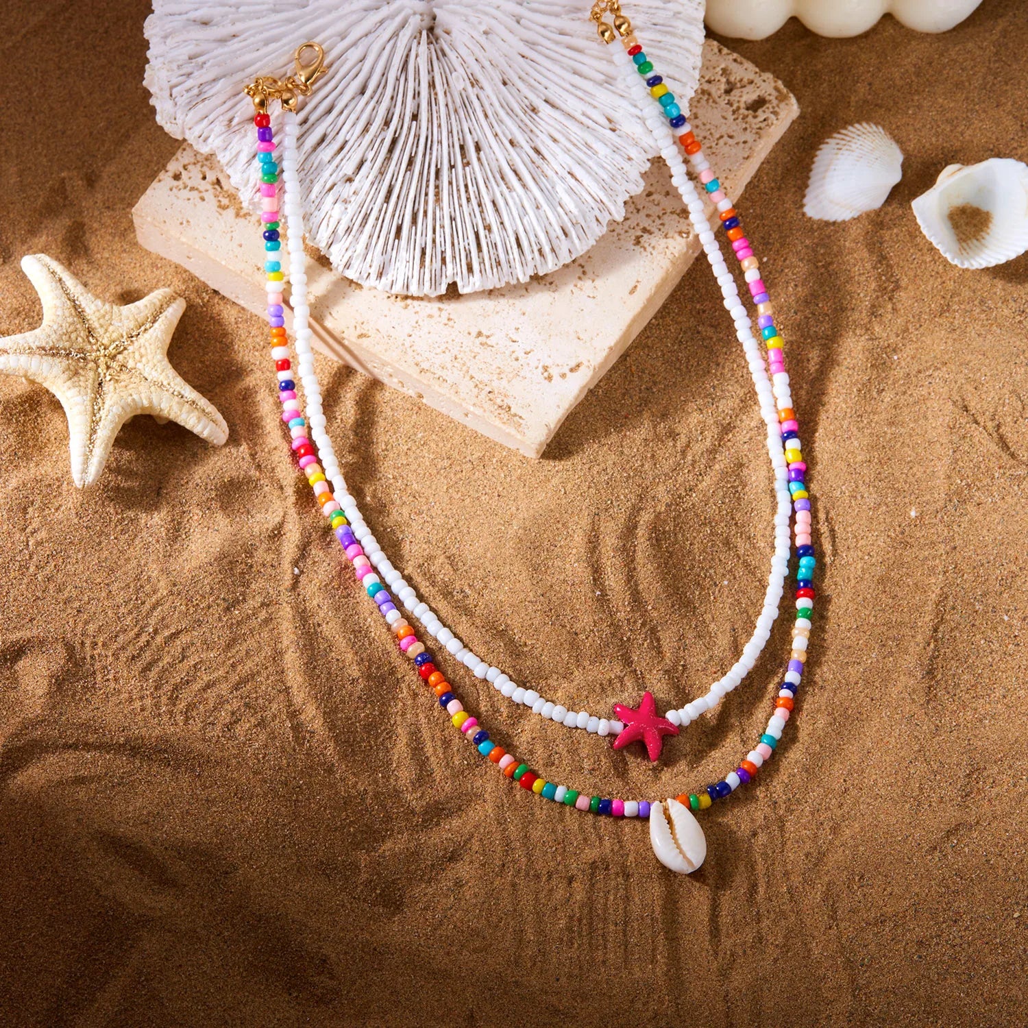 Seashell Symphony 2pc Set - 2 colors - Hello Baabs LLC 