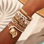Seashell Wander Bracelet Stack - Hello Baabs