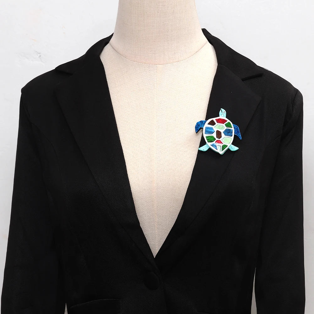Shell Yeah Turtle Pin - Hello Baabs LLC 