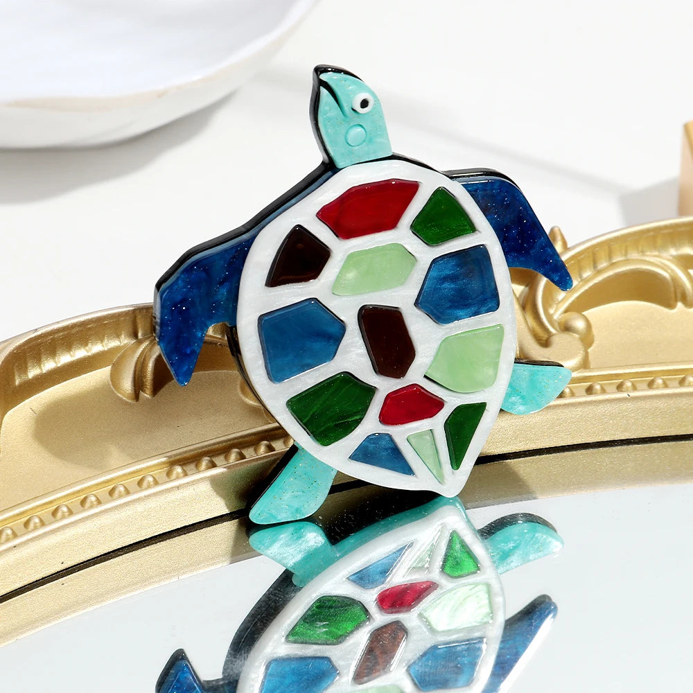 Shell Yeah Turtle Pin - Hello Baabs LLC 