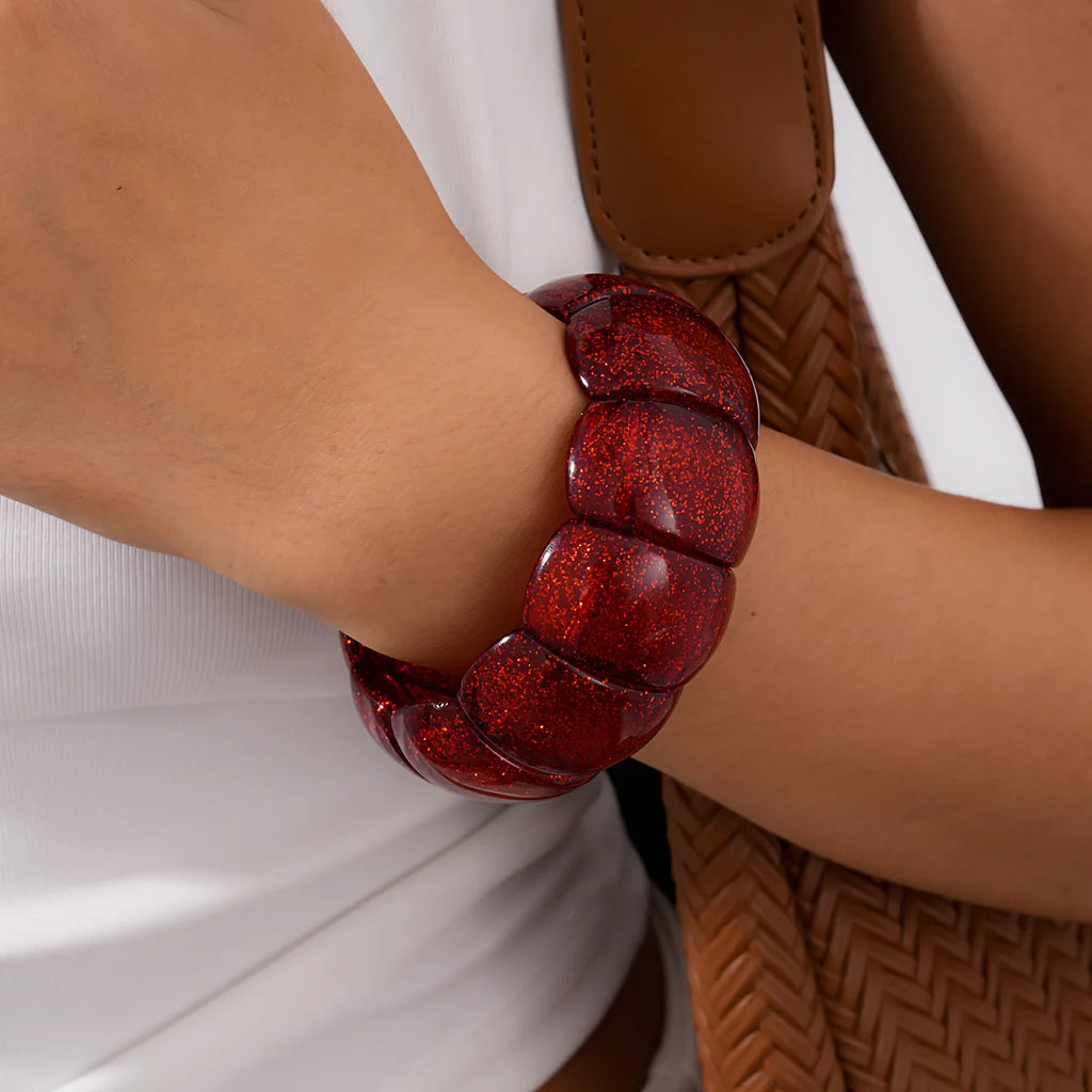 Shimmer Punk Stretch Bracelet - 6 colors - Hello Baabs LLC 