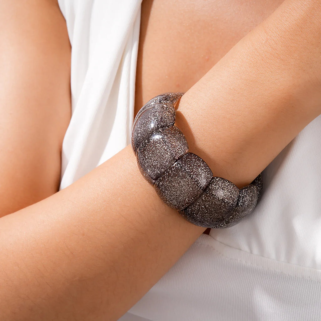 Shimmer Punk Stretch Bracelet - 6 colors - Hello Baabs LLC 
