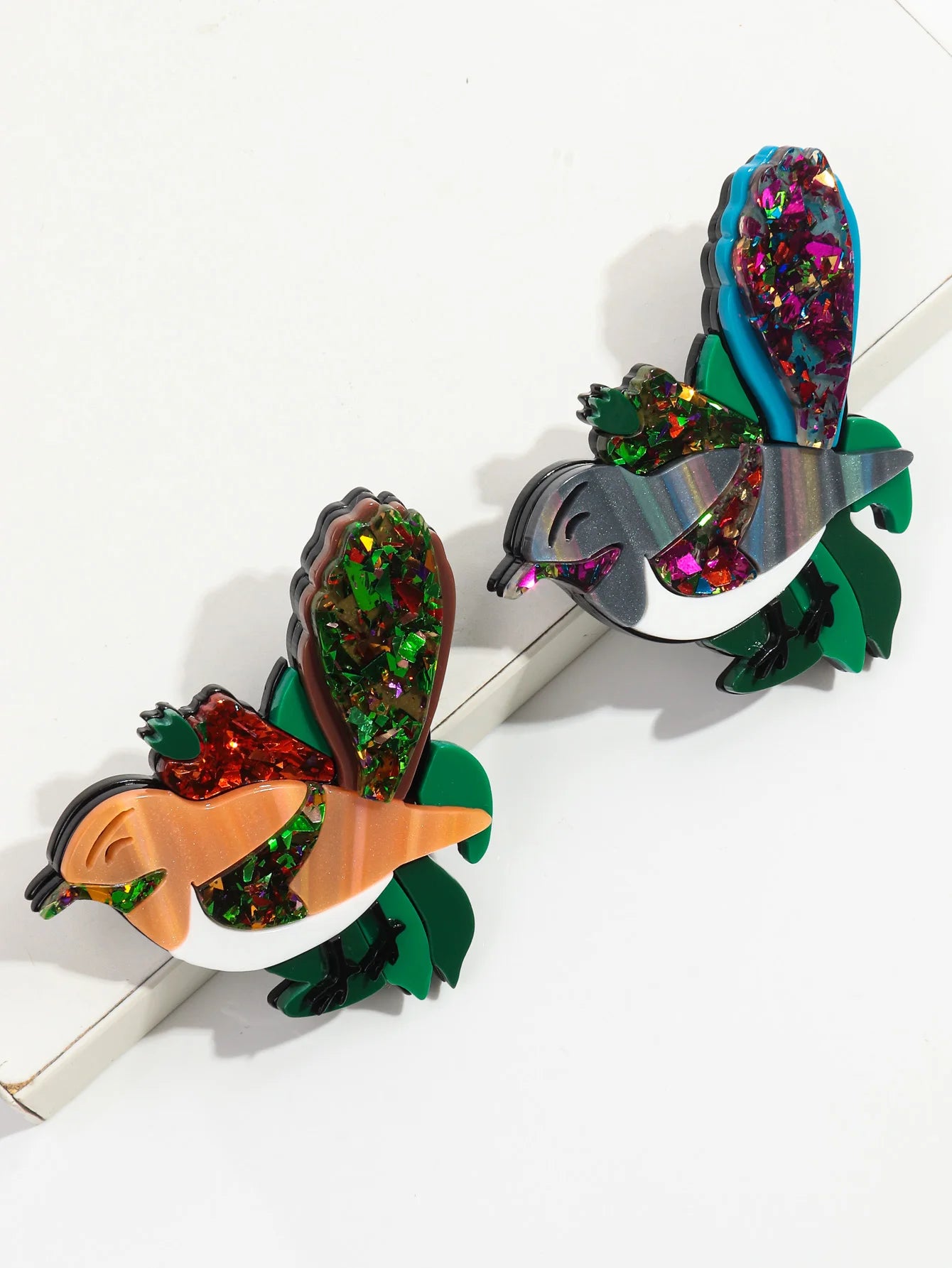 Shimmering Songbird Brooch - 2 colors - Hello Baabs