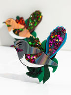 Shimmering Songbird Brooch - 2 colors - Hello Baabs LLC 