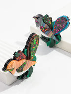 Shimmering Songbird Brooch - 2 colors - Hello Baabs LLC 