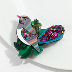 Shimmering Songbird Brooch - 2 colors - Hello Baabs LLC 