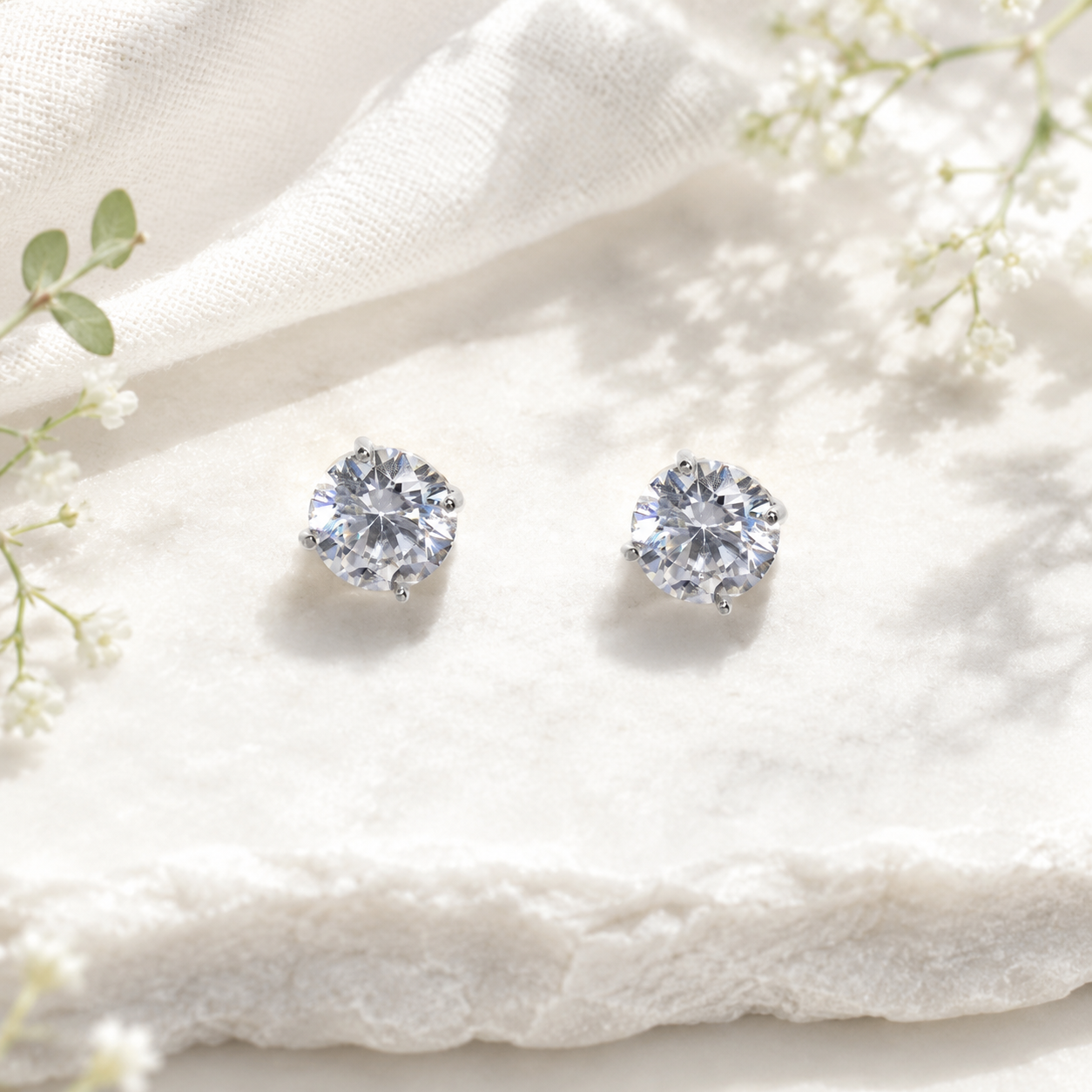 Shine Theory Flat-Back Stud Set - Gold or Silver / 2 size sets - Hello Baabs