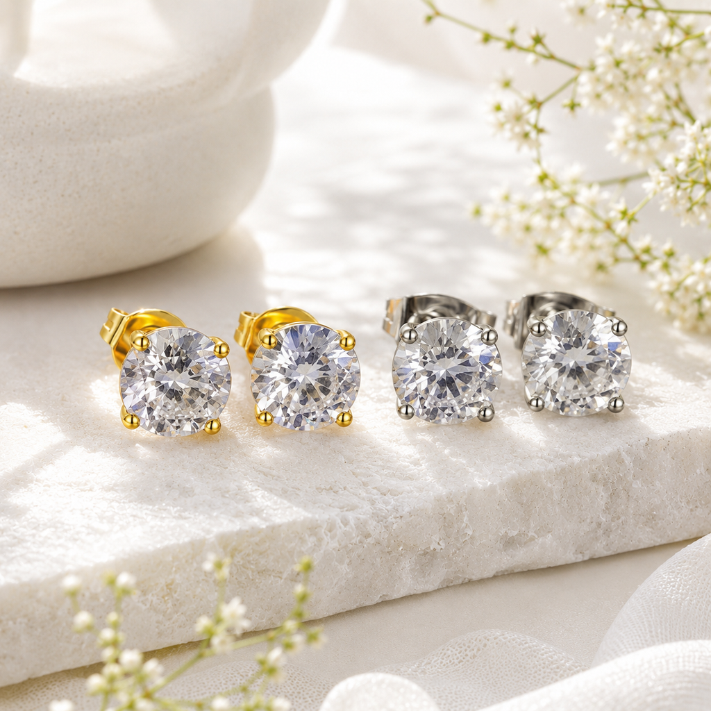 Shine Theory Standard Stud Set - Gold or Silver / 2 size sets - Hello Baabs